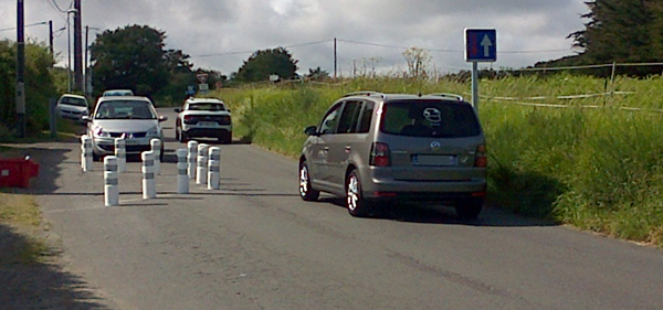La Baule : Un ralentisseur des plus Saillant