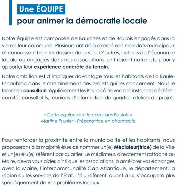 Xavier de Zuchowicz développe son programme pour La Baule #Municipales2020