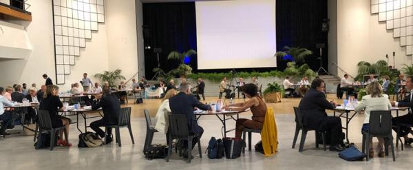 Les Conseillers communautaires en réunion aux Floralies à La Baule