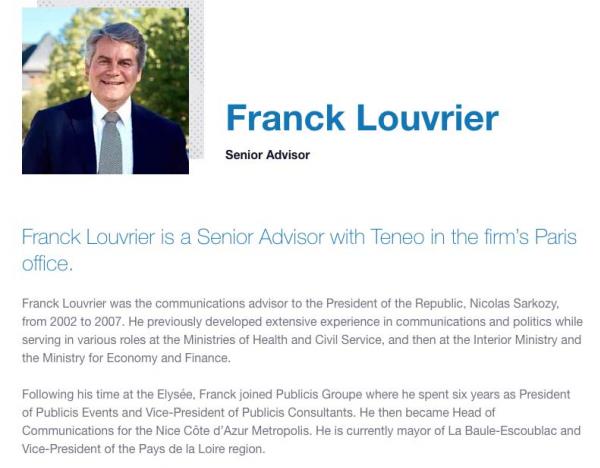 La Baule : Franck Louvrier prend un poste dans le privé  politique Région LR  LoireAtlantique