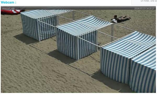 La Baule Une webcam pour "mater" la baie