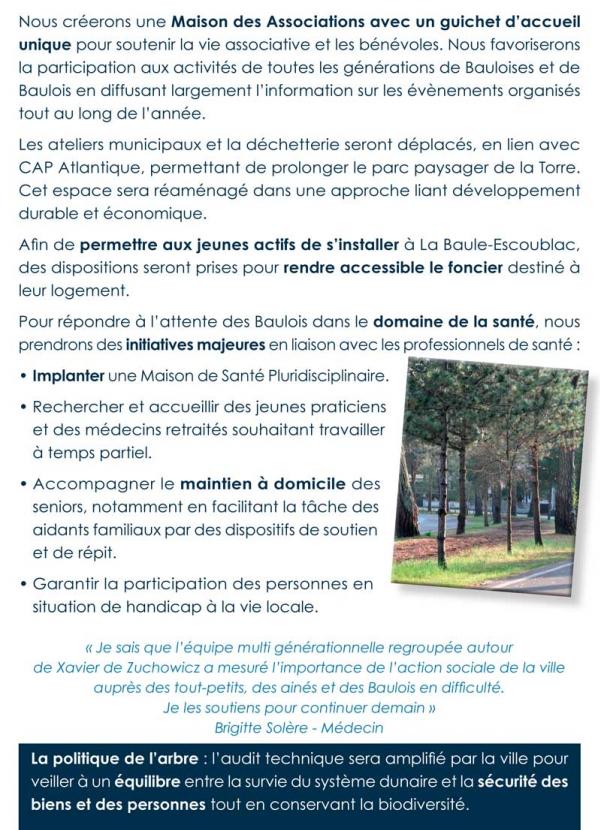 Xavier de Zuchowicz développe son programme pour La Baule #Municipales2020