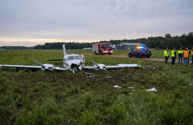 La Baule : deux morts dans le crash d&rsquo;un Cessna 421