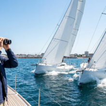 Olivier Brumeau : la voix du Match Racing à Pornichet