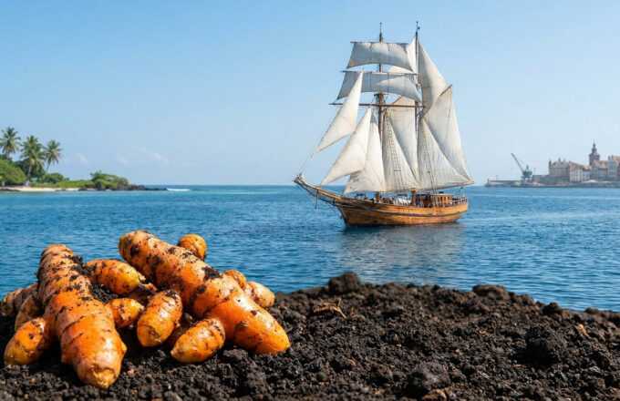 Curcuma bio de Guadeloupe : une épice décarbonée à Nantes