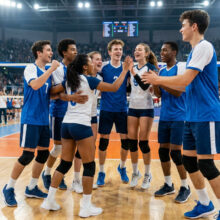 Championnat monde UNSS volley : Jean Perrin en quarts