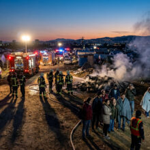 Nantes : incendie et évacuations à la Prairie de Mauves