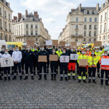 Manifestation des ambulanciers à Nantes : le secteur en péril