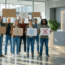 Nantes : des activistes climat investissent une agence AXA