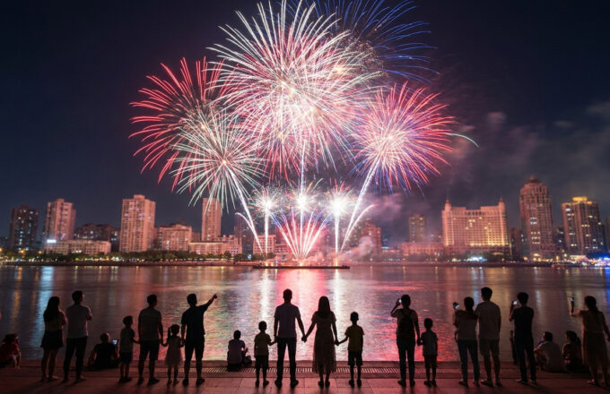 Loire-Atlantique : feux d&rsquo;artifice et fêtes du 14 juillet